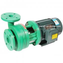 Polypropylene plastic centrifugal chemical transfer pump