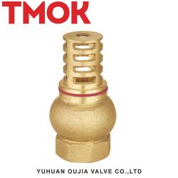 Full brass swing chrome plated foot valve