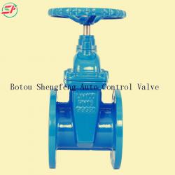 DIN3202 F4 PN16 PN10 light type good price ductile iron DN200 DN100 DN80 DN50 gate valve