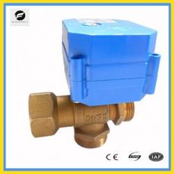 dn15 brass CWX-15Q 3-way motorized ball Valve