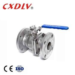 RF CF8 CF8M WCB Double Flange Floating Ball Valve Split Body Control Valv