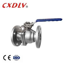 Normal Pressure Flanged Ball Valve Handle Lever 150LB DN50 High Platform